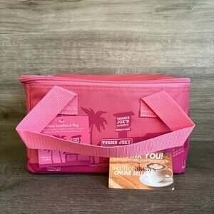 Trader Joe's Mini Insulated Bag Pink NEW